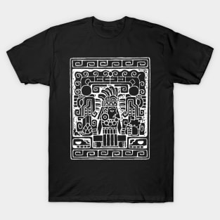 Aztec Beer Hops Dragon Tattoo for dark T-Shirt